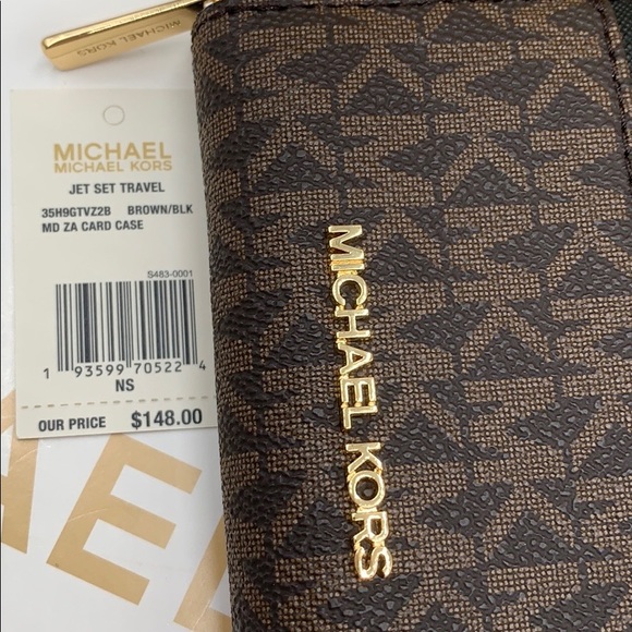 MICHAEL KORS JET SET TRAVEL MD ZA CARD CASE - Picture 7 of 16